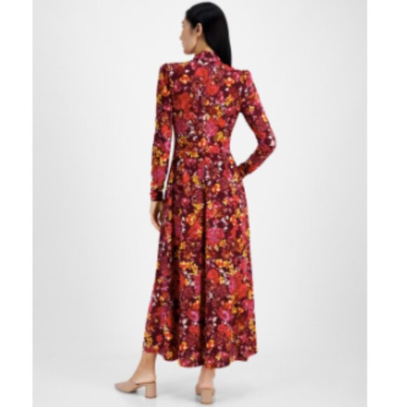 Rachel Rachel Roy Women's Harland Floral-Print a-Line Dress - Fall Garland - Picture 3 of 4